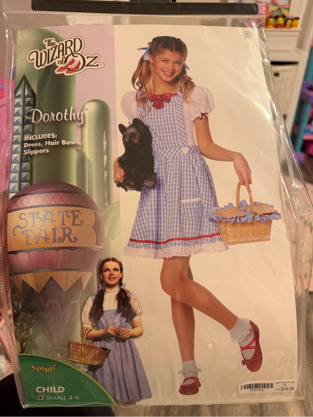 Dorothy Blue Gingham Girls Costume